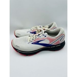 Brooks Womens Ghost 14 1203561B192 White Running Shoes Sneakers Size 9.5 B